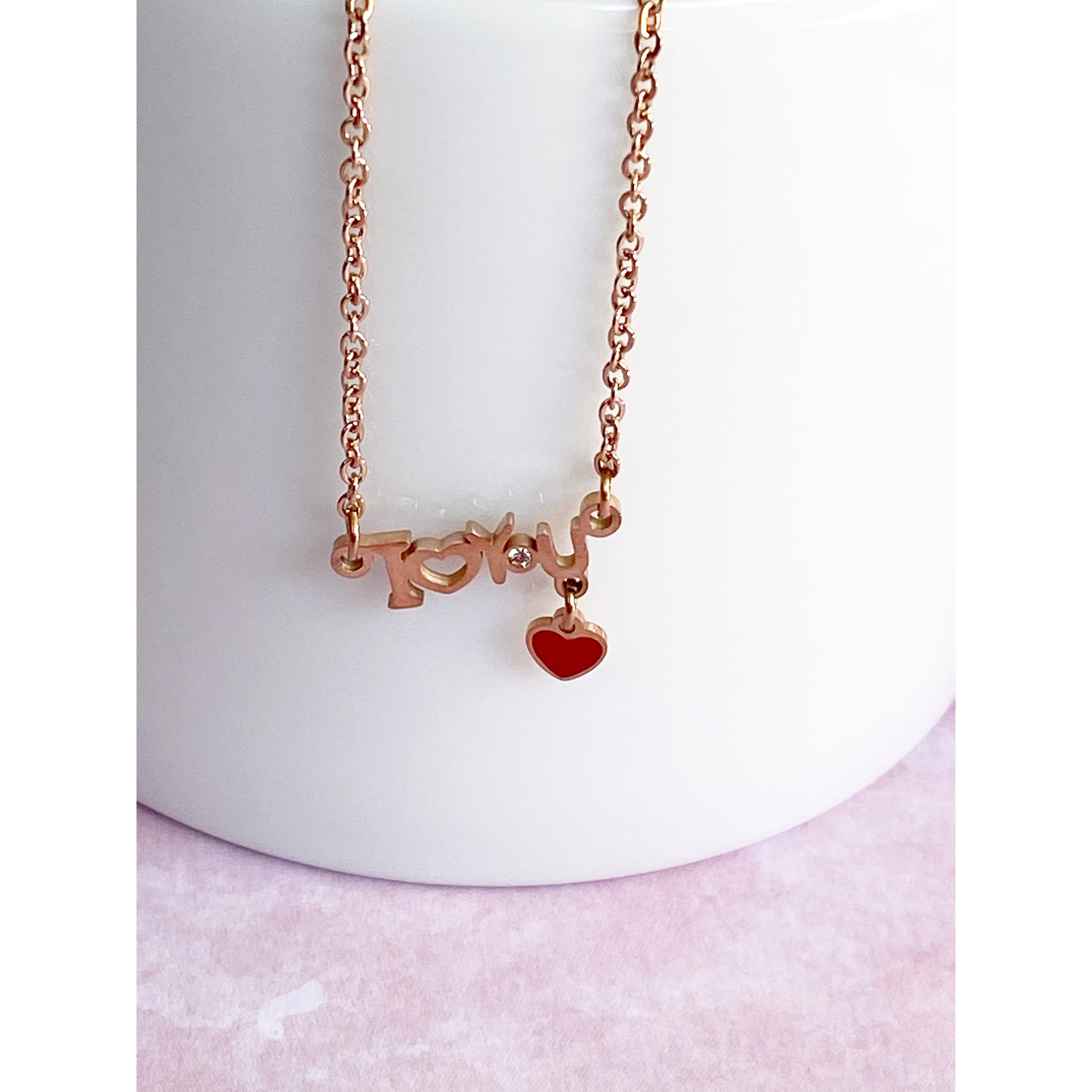 "I LOVE YOU" Necklace