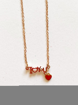 "I LOVE YOU" Necklace