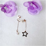 Crescent Moon & Star Earrings.