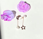 Crescent Moon & Star Earrings.